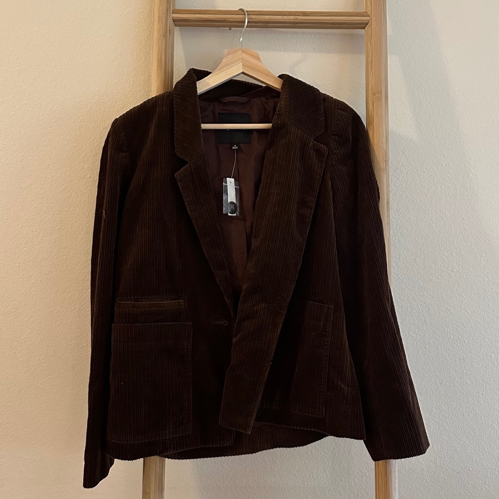 Corduroy Crop Dorset Blazer from Madewell